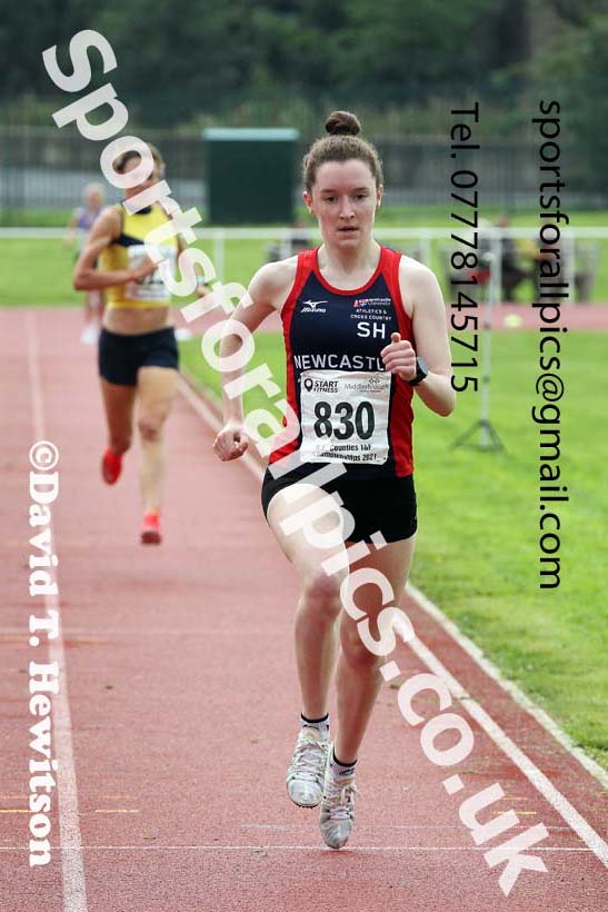 Women and Girls 1500 metres, 2021 North Eastern Track and Field Champs., Middesbrough. Photo: David T. Hewitson/Sports for All Pics